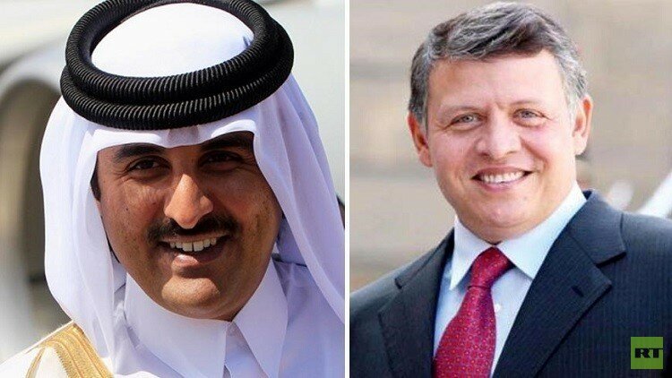 أمير قطر يهاتف العاهل الأردني رغم فتور العلاقة بين البلدين
