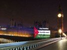 علم فلسطين يضيء البرلمان البريطاني