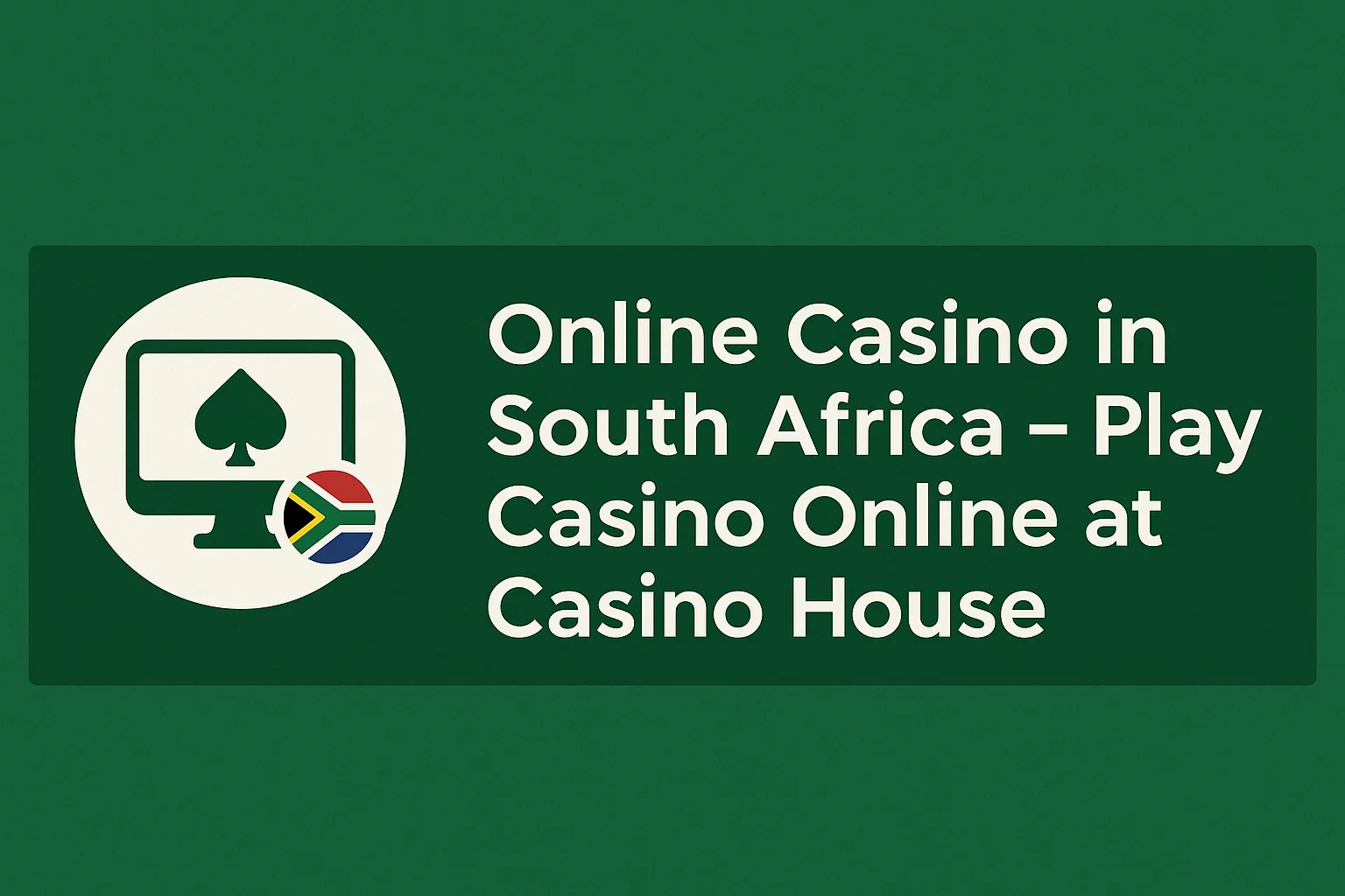 Online Casino in South Africa – Play Casino Online at Casino House