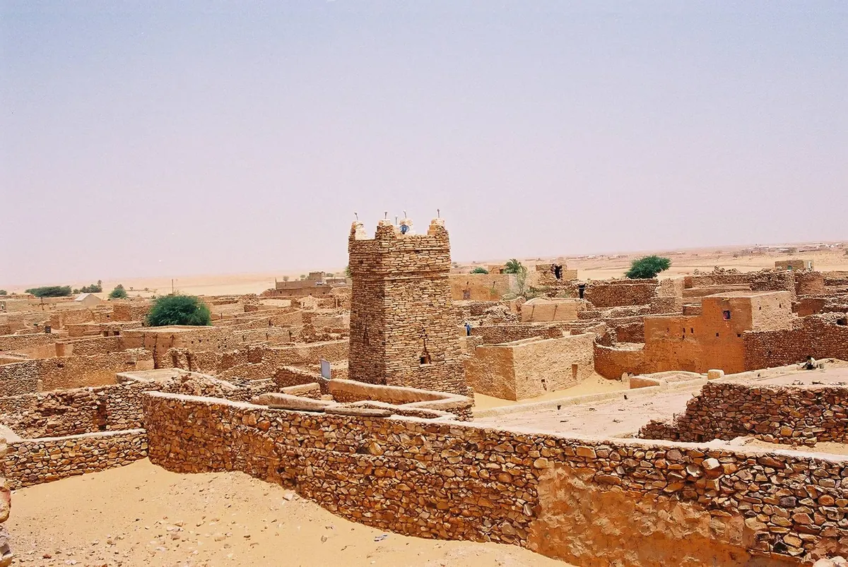 منظر عام للمدينة القديمة في شنقيط