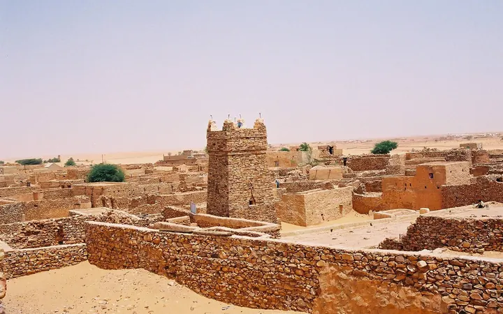منظر عام للمدينة القديمة في شنقيط